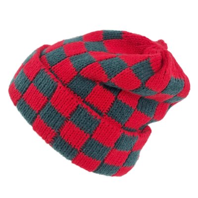 Czapki - Gårda Hedemora Beanie (czerwony/zielony)