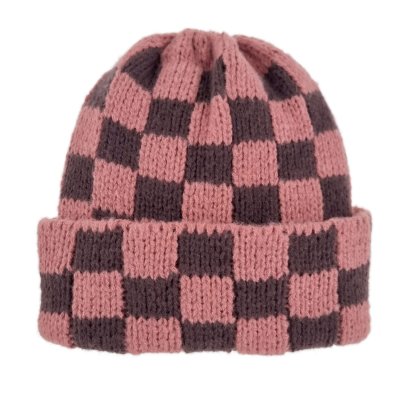 Czapki - Gårda Hedemora Beanie (różowy/szary)