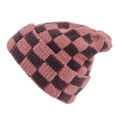 Czapki - Gårda Hedemora Beanie (różowy/szary)
