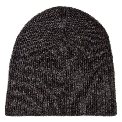 Czapka - Gårda Keldur Wool Beanie (kolor ciemnoszary)