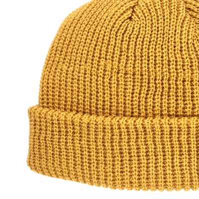 Czapka - Gårda Loxley Knitted Docker Beanie (żółty)
