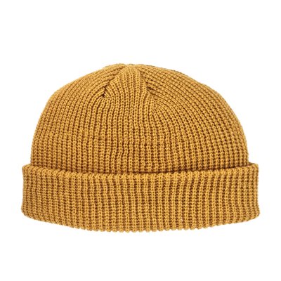 Czapka - Gårda Loxley Knitted Docker Beanie (musztarda)