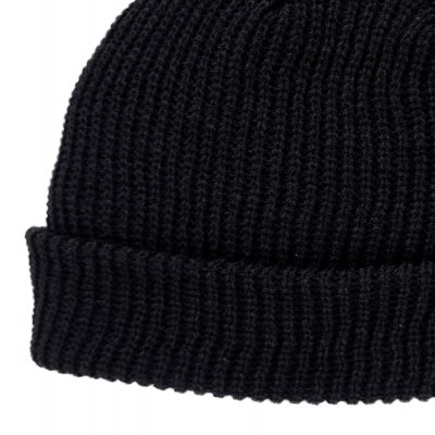 Czapka - Gårda Loxley Knitted Docker Beanie (czarny)