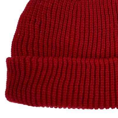 Czapka - Gårda Loxley Knitted Docker Beanie (burgundia)
