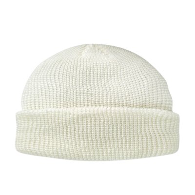 Czapka - Gårda Loxley Knitted Docker Beanie (biały)