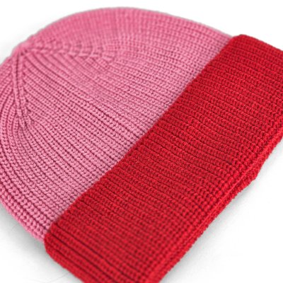 Czapka - Gårda St. Moritz Merino Wool Beanie (czerwony/różowy)