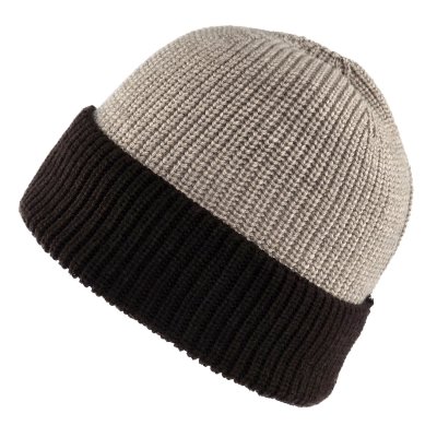 Czapka - Gårda St. Moritz Merino Wool Beanie (brązowy/beżowy)