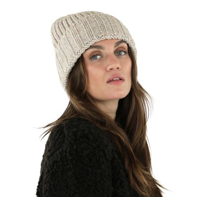 Czapka - Gårda Val d'Isère Wool Mix Beanie (jasny beż)