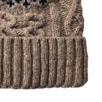 Czapka - Gårda Vallanes Wool Mix Beanie (beżowy)