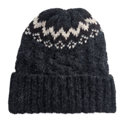 Czapka - Gårda Vallanes Wool Mix Beanie (ciemnoszary)