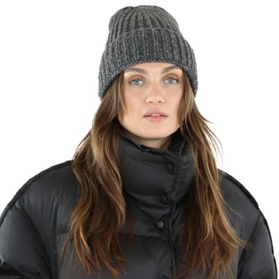 Czapka - Gårda Aspen Wool Mix Beanie (ciemnoszary)