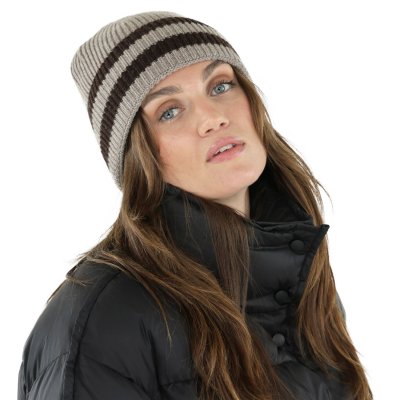 Czapka - Gårda Champéry Cashmere Mix Beanie (brązowy/beżowy)
