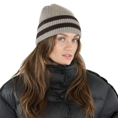 Czapka - Gårda Champéry Cashmere Mix Beanie (brązowy/beżowy)