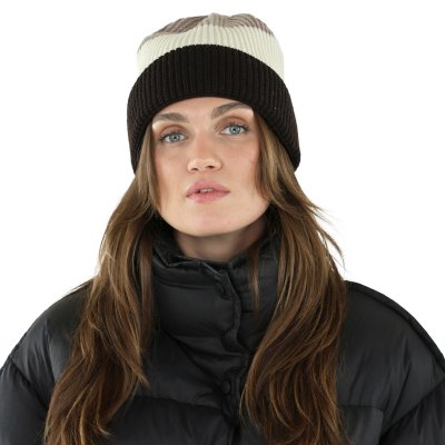 Czapka - Gårda Courchevel Merino Wool Beanie (beżowy/ecru/brązowy)