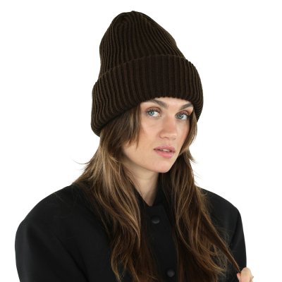 Czapka - Gårda Füssen Beanie (ciemny brąz)