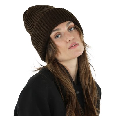 Czapka - Gårda Füssen Beanie (ciemny brąz)