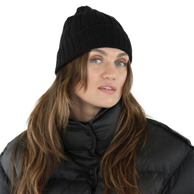 Czapka - Gårda Lenzerheide Merino Wool Beanie (czarny)