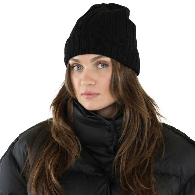 Czapka - Gårda Lenzerheide Merino Wool Beanie (czarny)