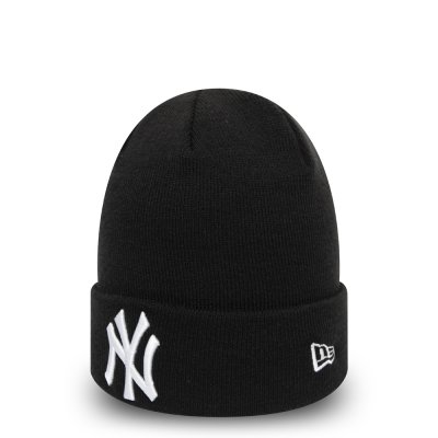 Czapka - New Era New Cuff Knit Beanie New York Yankees (Czarny)