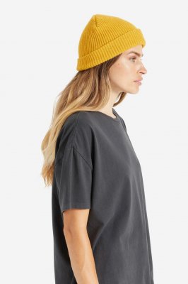 Czapka - Brixton Heist Beanie (żółty)