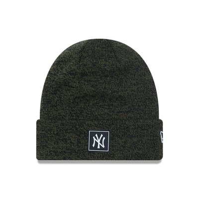 Czapka - New Era New Cuff Knit Beanie New York Yankees (zielony)