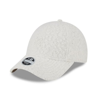 Czapka - New Era Women's NY Yankees Hypertexture 9FORTY (offwhite)