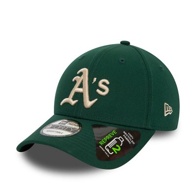 Czapka - New Era Oakland Athletics Eco Repreve 9FORTY (zielony)