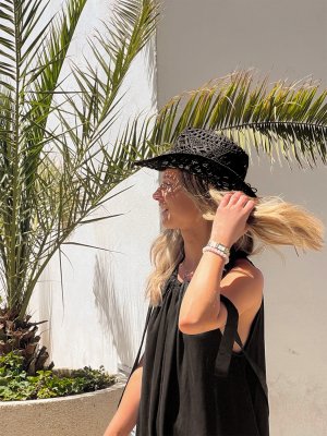 Kapelusze - Gårda Manzanillo Cowboy (czarny)