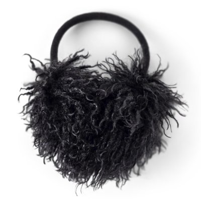 Ogrzewacze do uszu - Gårda Avola Faux Fur Ear Muffs (czarny)