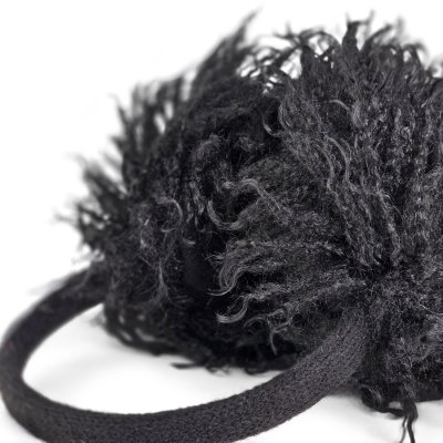 Ogrzewacze do uszu - Gårda Avola Faux Fur Ear Muffs (czarny)