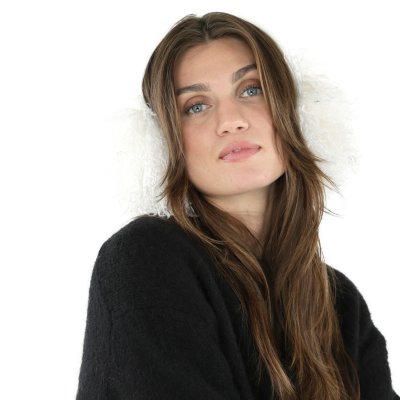 Ogrzewacze do uszu - Gårda Avola Faux Fur Ear Muffs (biały)