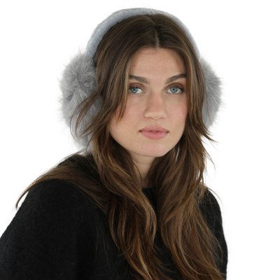 Ogrzewacze do uszu - Gårda Kersley Faux Fur Ear Muffs (szary)