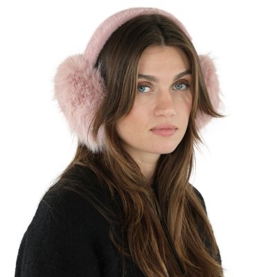 Ogrzewacze do uszu - Gårda Kersley Faux Fur Ear Muffs (różowy)