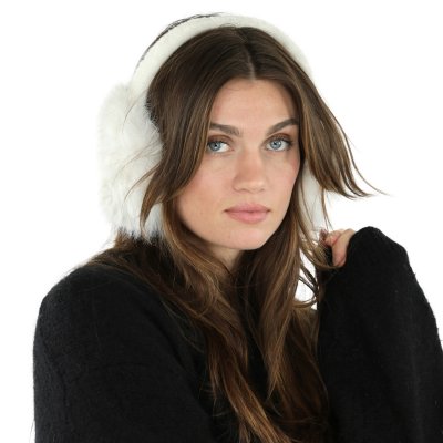 Ogrzewacze do uszu - Gårda Kersley Faux Fur Ear Muffs (biały)