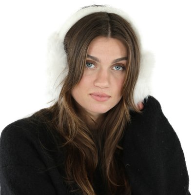 Ogrzewacze do uszu - Gårda Kersley Faux Fur Ear Muffs (biały)