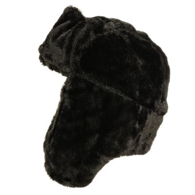 Trapper hat - Gårda Angora Trapper Hat (czarny)
