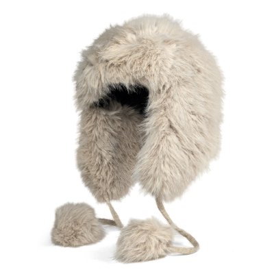 Futrzana czapka - Gårda Tortel Faux Fur Trapper Hat (bezowy)