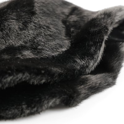 Futrzana czapka - Gårda Valea Faux Fur Hat (czarny)