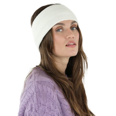 Opaska - Gårda Crans-Montana Wool Mix Headband (biały)