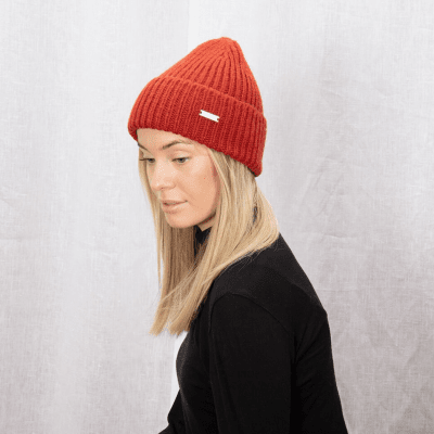 Czapki - Sätila Ryssby Wool Beanie (pomarańczowy)