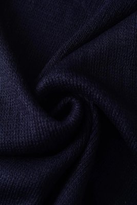 Szaliki - Gårda Knitted Woolmix Scarf (Navy)