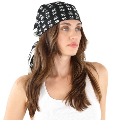 Apaszka - Gårda Carouge Satin Scarf (czarny)