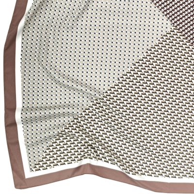 Apaszka - Gårda Narbonne Satin Scarf (brązowy/biały)