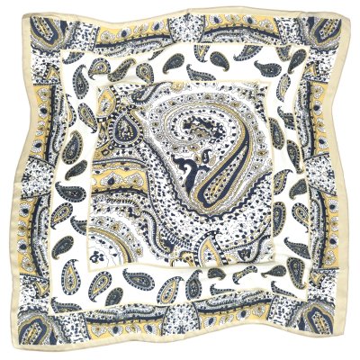 Apaszka - Gårda Paisley Satin Scarf (biały)
