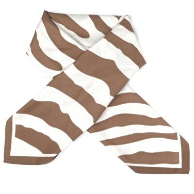 Apaszka - Gårda Zebra Satin Scarf (brązowy)