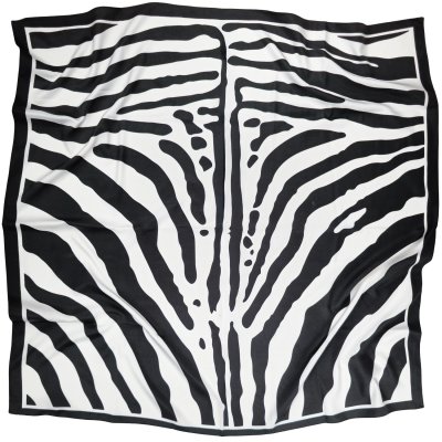 Apaszka - Gårda Zebra Satin Scarf (czarny)