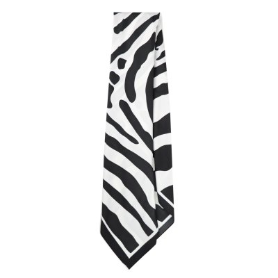Apaszka - Gårda Zebra Satin Scarf (czarny)