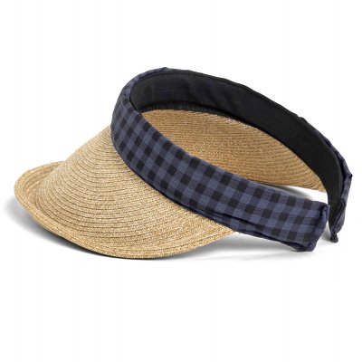 Daszek przeciwsłoneczny - Gårda Split Visor (naturalny/czarny/niebieski)