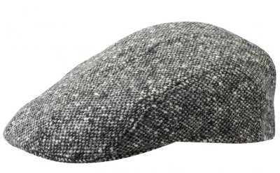 Kaszkiet - Stetson Ivy Cap Donegal Wool Tweed (czarny-biały)