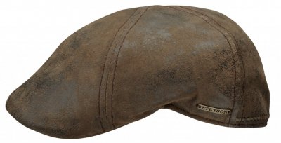 Kaszkiet - Stetson Texas Leather (brun)